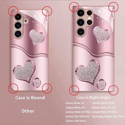 Curve Double Heart Hard Case for Samsung