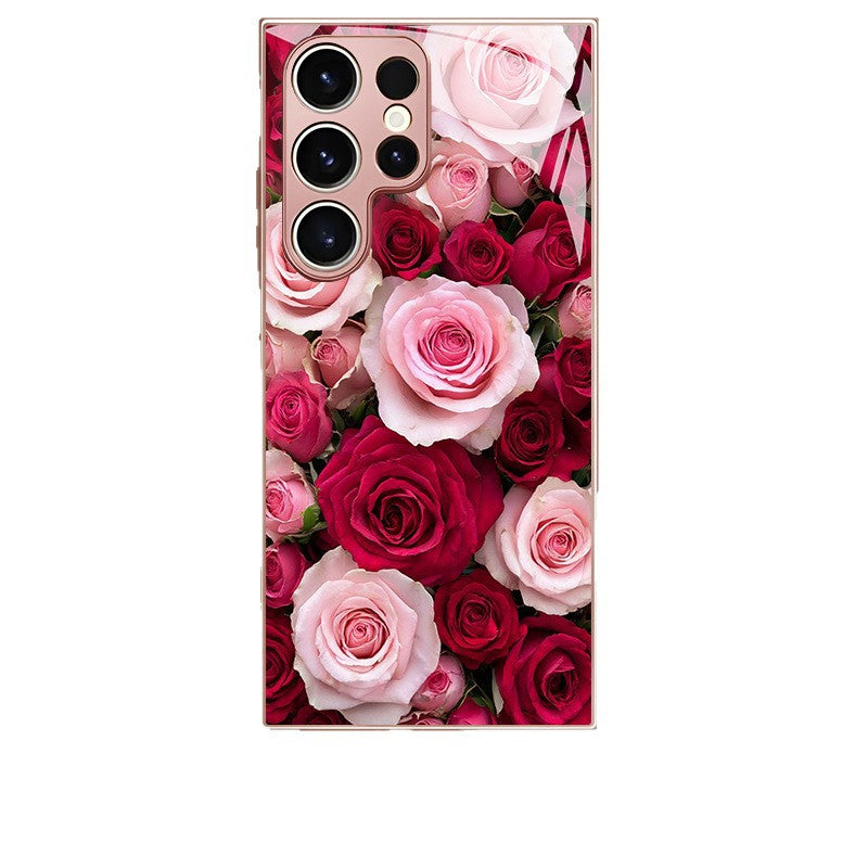 Vintage Romantic Rose Garden Hard Case for Samsung