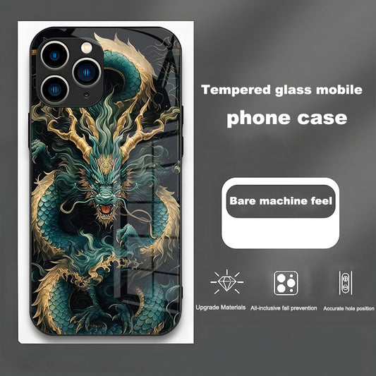 Luxury Color Chinese Dragon Case For iPhone