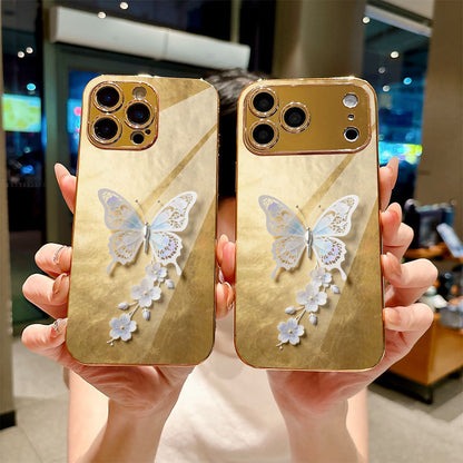Butterfly Pattern Hard Case for iPhone
