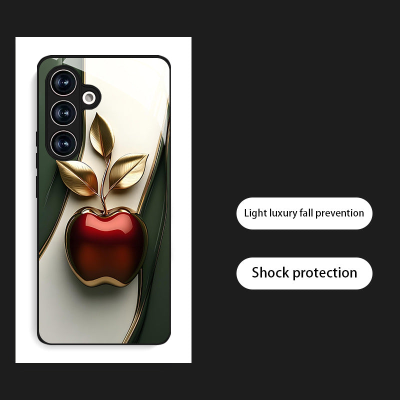 Three-Leaf Apple Hard Case for Samsung