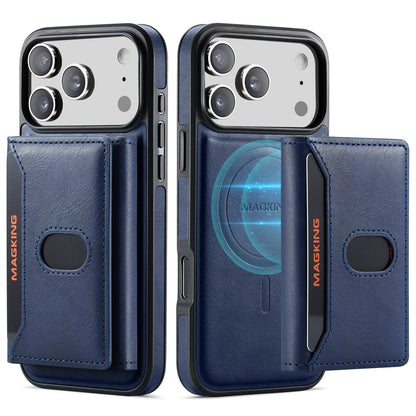 2 in 1 Magnetic Leather Wallet Case for iPhone