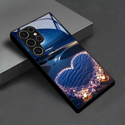 Starry Sky Love Beach Hard Case for Samsung