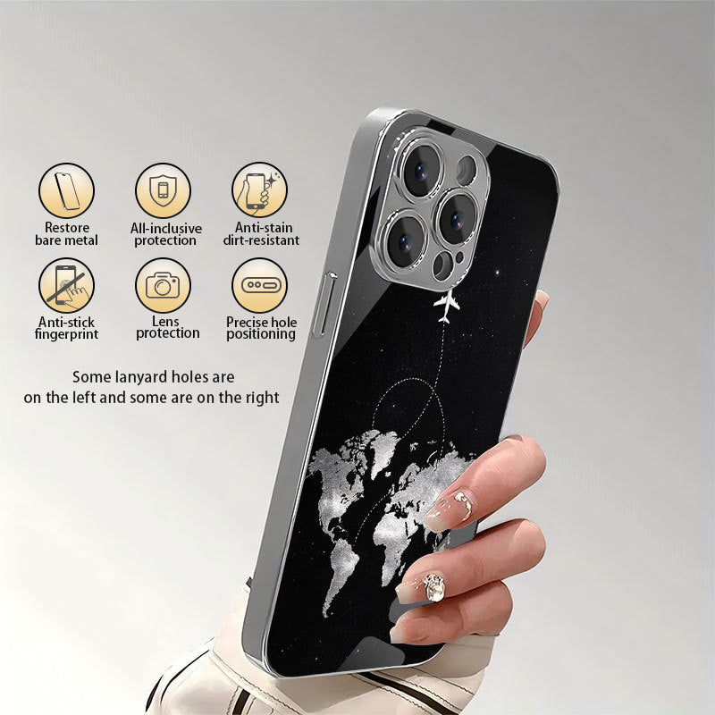 Wanderlust World Map Case for iPhone