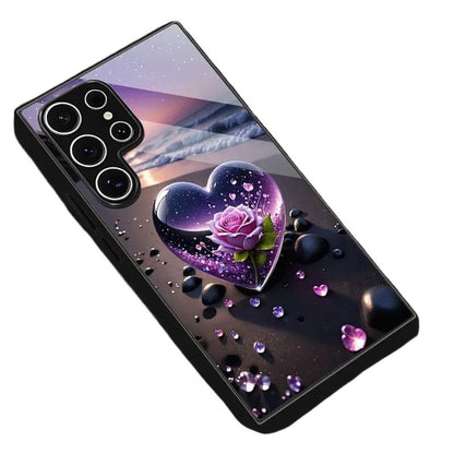 Crystal Heart Hard Case for Samsung