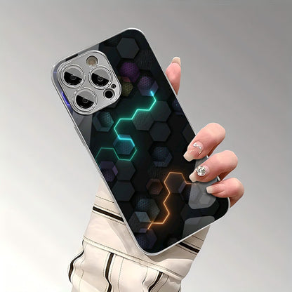 Honeycomb Pattern Hard Case for iPhone