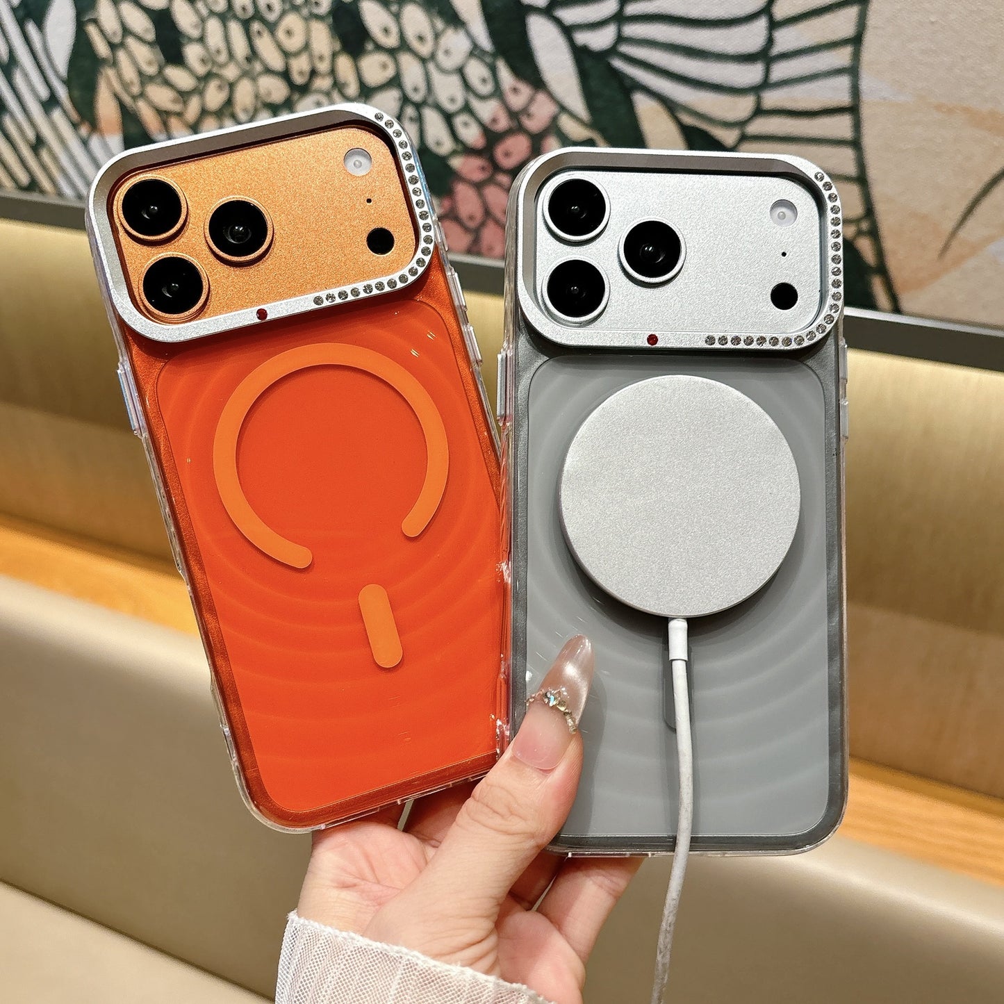 Transparent Acrylic Wave Case for iPhone
