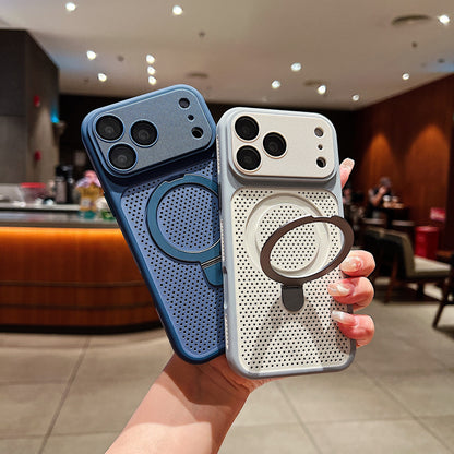 Cooling Mesh Stand Case for iPhone