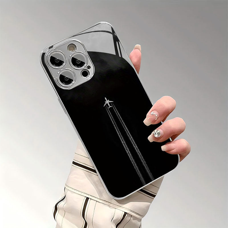 Airplane Route Pattern Hard Case for iPhone
