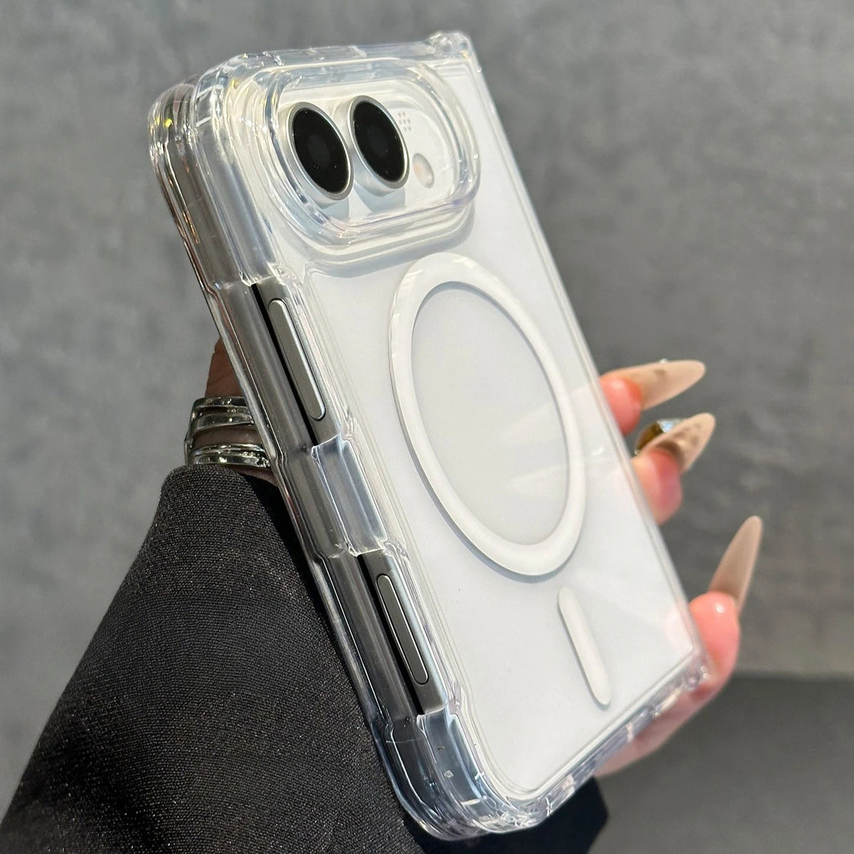 Transparent Shockproof Case for iPhone Duo
