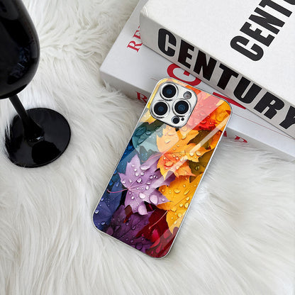 Colorful Maple Leaves Hard Case for iPhone