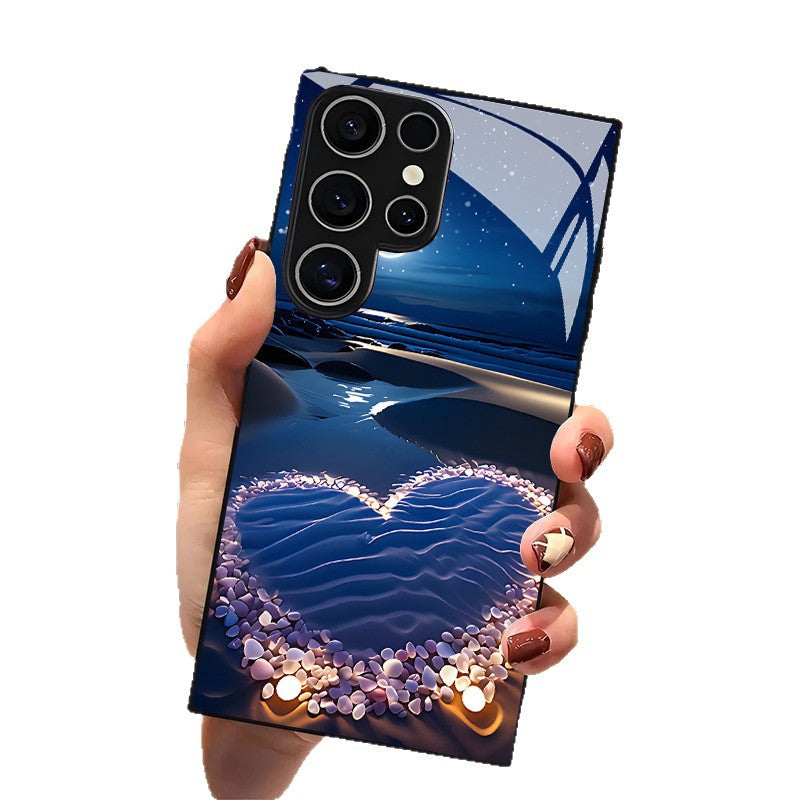 Starry Sky Love Beach Hard Case for Samsung