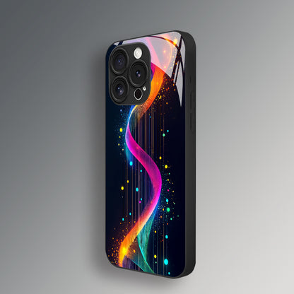 Cyber Neon Pattern Hard Case for iPhone
