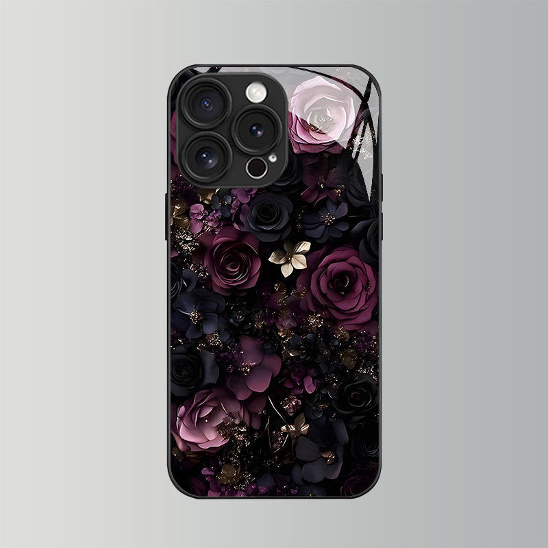 Dark Night Rose Hard Case for iPhone