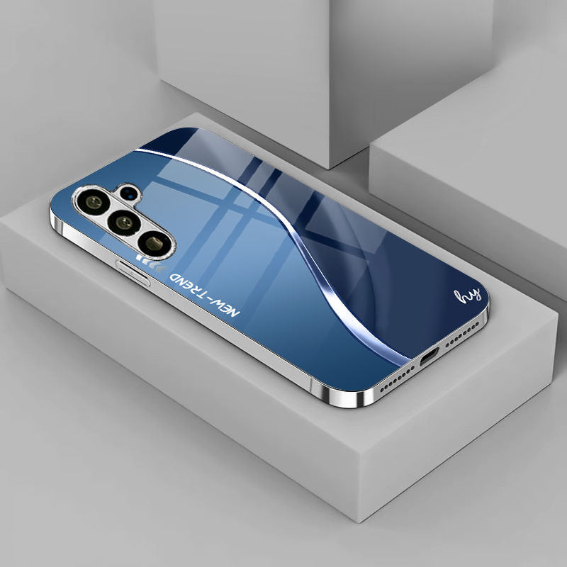 Simple Business Glass Case For Galaxy