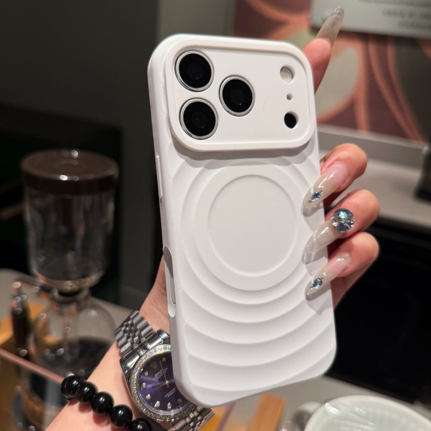 Ripple Wave Silicone Case for iPhone