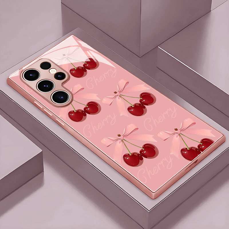 Cherry Bow Pattern Case for Samsung