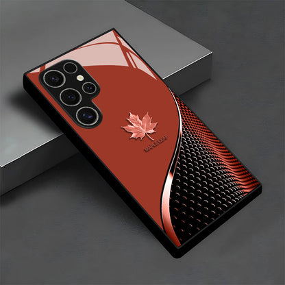 Maple Leaf Pattern Hard Case for Samsung