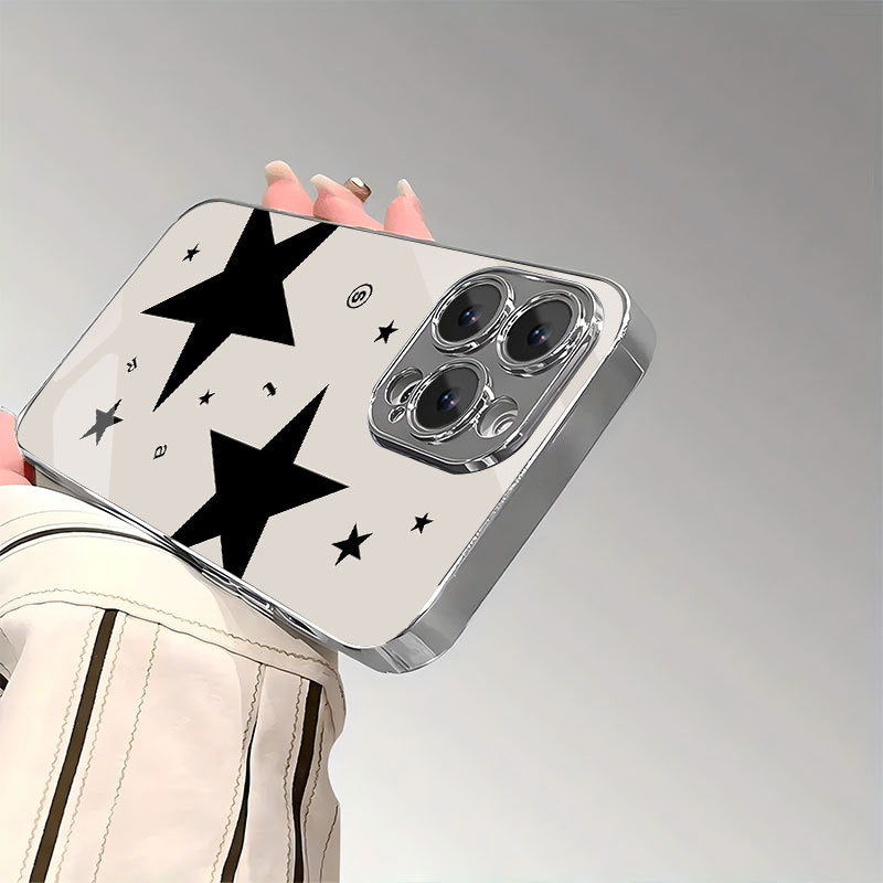 Star Pattern Hard Case for iPhone