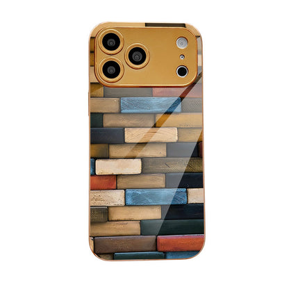 Colored Blocks Pattern Case for iPhone