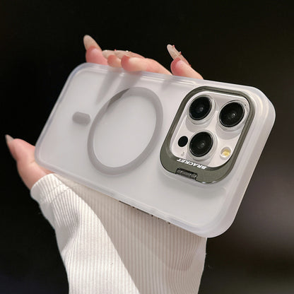 Lens Standing Clear Case For iPhone