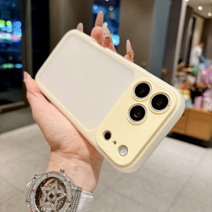 Large Window Matt Translucent Case for iPhone