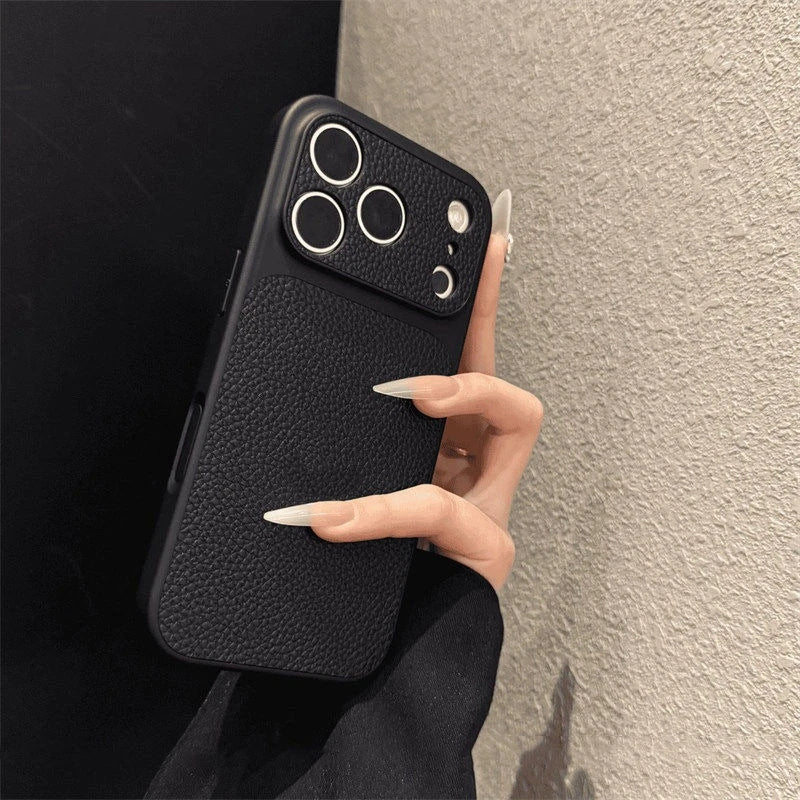 Classic Litchi Textured Case for iPhone