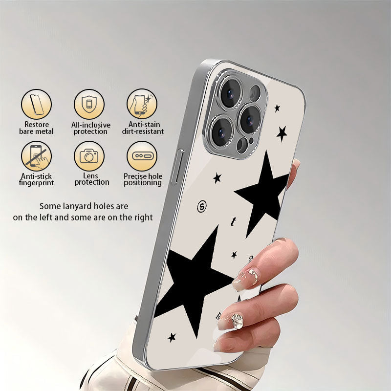 Star Pattern Hard Case for iPhone