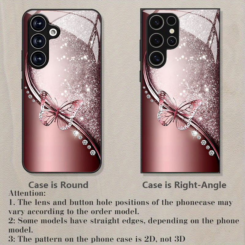 Glitter Butterfly Hard Case for Samsung