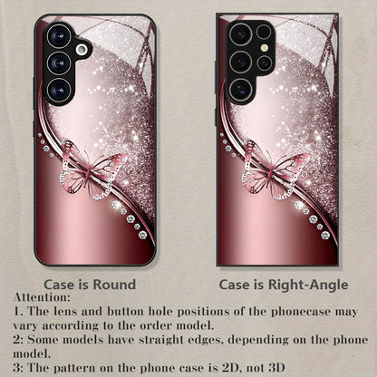Glitter Butterfly Hard Case for Samsung