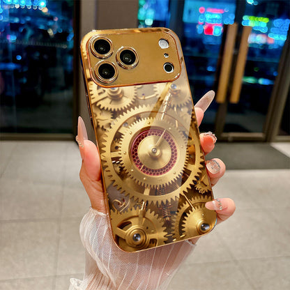 Gear Pattern Hard Case for iPhone