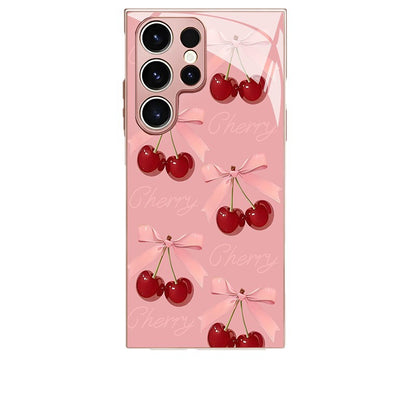 Cherry Bow Pattern Case for Samsung