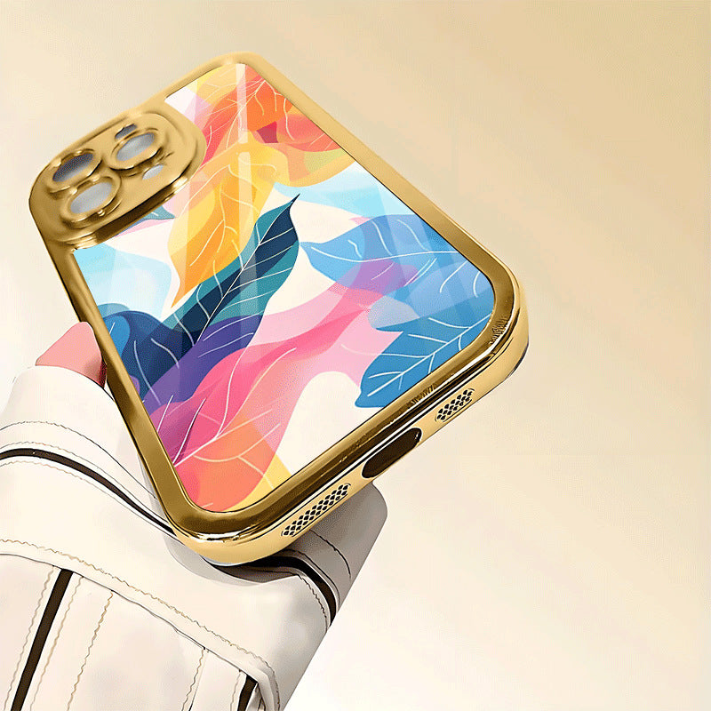 Colorful Leaves Hard Case for iPhone