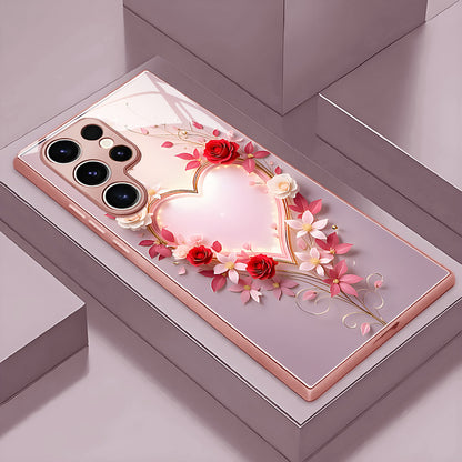 Love Rose Pattern Hard Case for Samsung