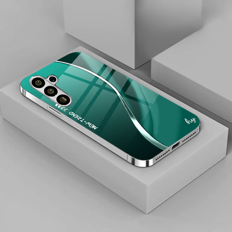 Simple Business Glass Case For Galaxy