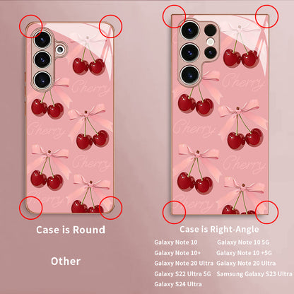 Cherry Bow Pattern Case for Samsung