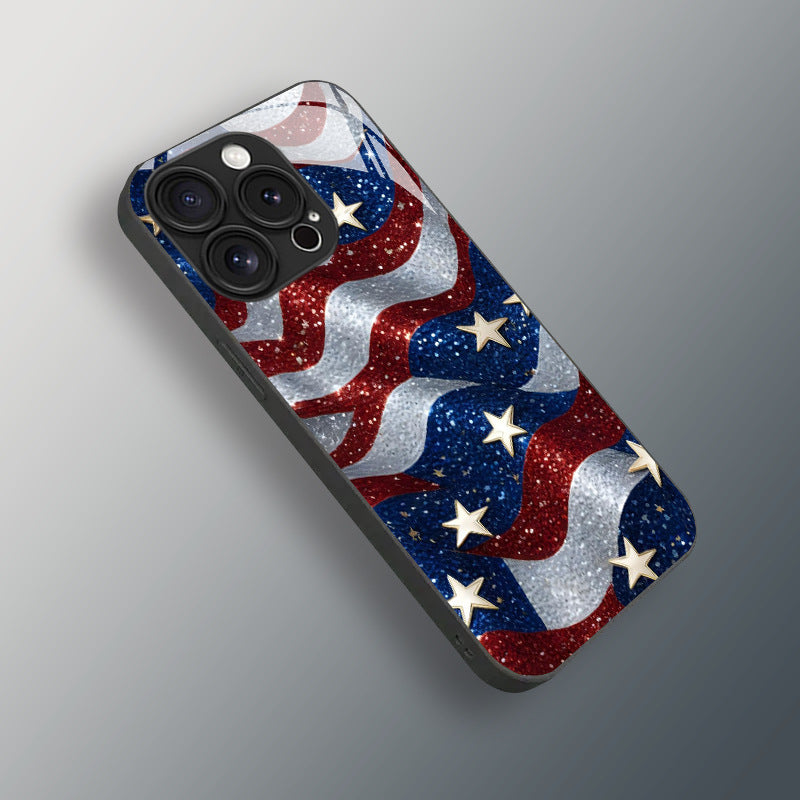 Star Pattern Hard Case for iPhone