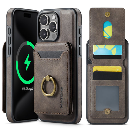 Detachable Magnetic Wallet Case for iPhone