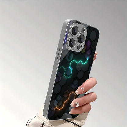 Honeycomb Pattern Hard Case for iPhone