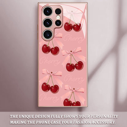 Cherry Bow Pattern Case for Samsung