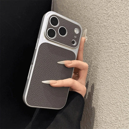 Classic Litchi Textured Case for iPhone