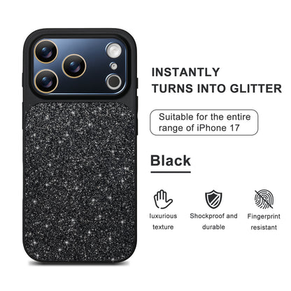 Lens Protection Glitter Matte Case for iPhone