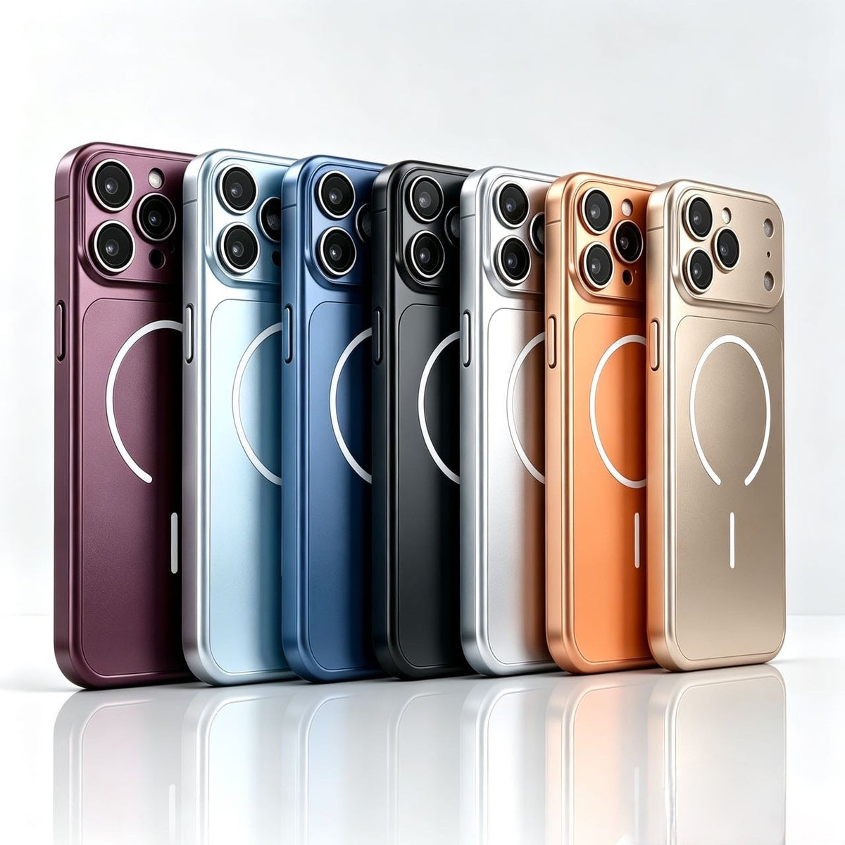 Lens Protection Matte Case for iPhone