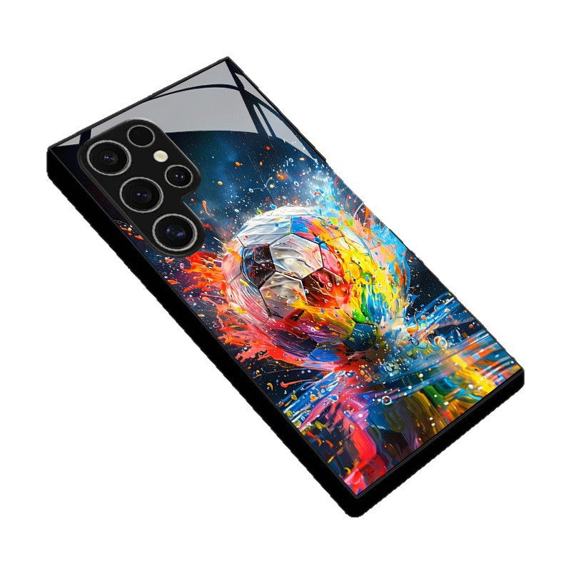 Abstract Football Ink Art Hard Case for Samsung