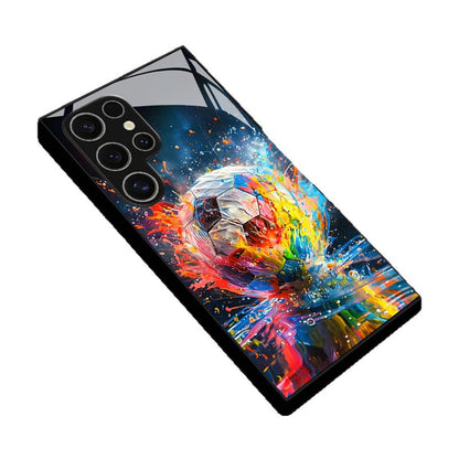 Abstract Football Ink Art Hard Case for Samsung