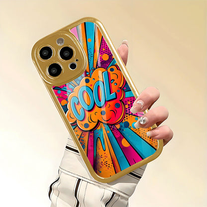 “COOL” Pattern Hard Case for iPhone