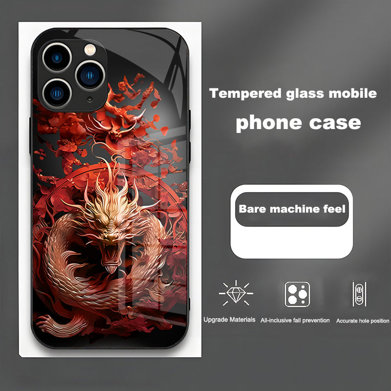 Luxury Color Chinese Dragon Case For iPhone