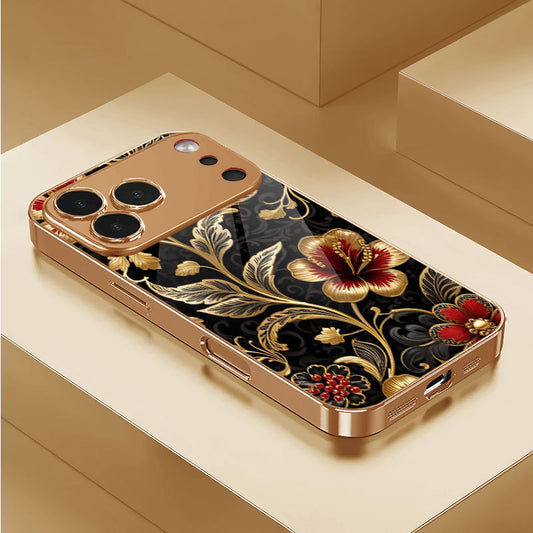 Hibiscus Pattern Hard Case for iPhone