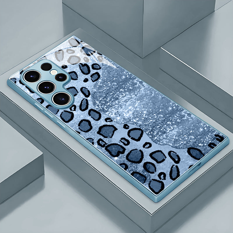 Shiny Leopard Print Pattern Hard Case for Samsung
