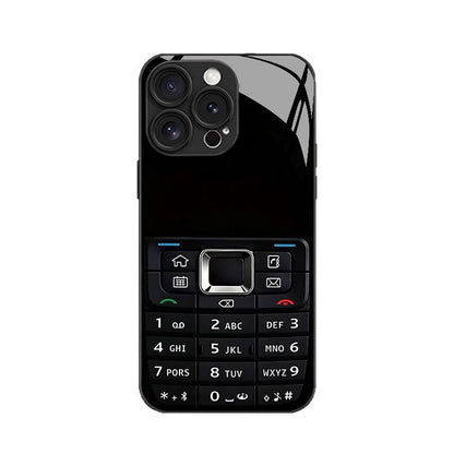 Vintage Keypad Design Hard Case for iPhone